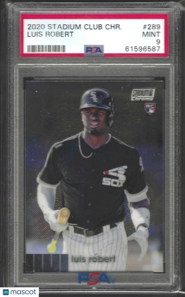 2020 Stadium Club Chrome Luis Robert #289 PSA 9