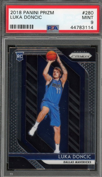 Luka Doncic 2018 Panini Prizm Rookie PSA 9