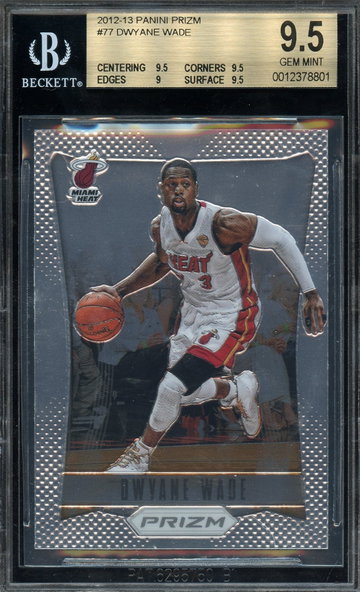 2012 Prizm #77 Dwyane Wade BGS 9.5 Gem Mint