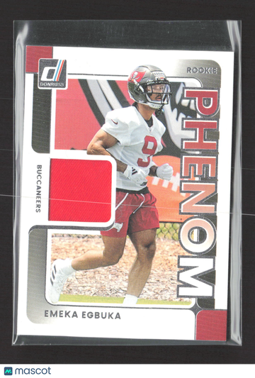 2025 Panini Donruss Football Phenom Emeka Egbuka #RPJ-EEA Memorabilia