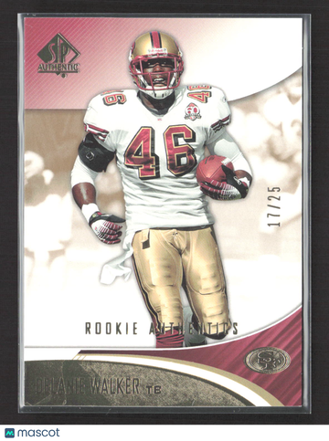 2006 SP Authentic Delanie Walker #141 /25