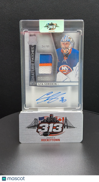 2024-25 Upper Deck The Cup Signature Patches Ilya Sorokin #SP-IS /99