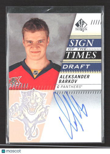 2020 Upper Deck SP Authentic Sign of the Times Draft Aleksander Barkov #SOTTD-AB