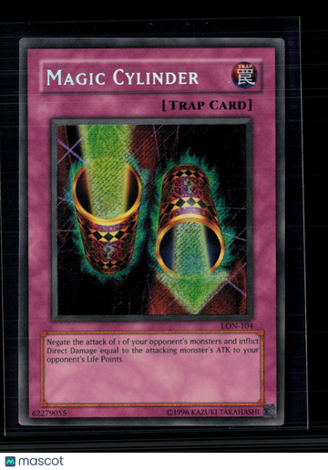 2003 Konami Yu-Gi-Oh! Labyrinth of Nightmare Magic Cylinder Secret Rare Trap Card