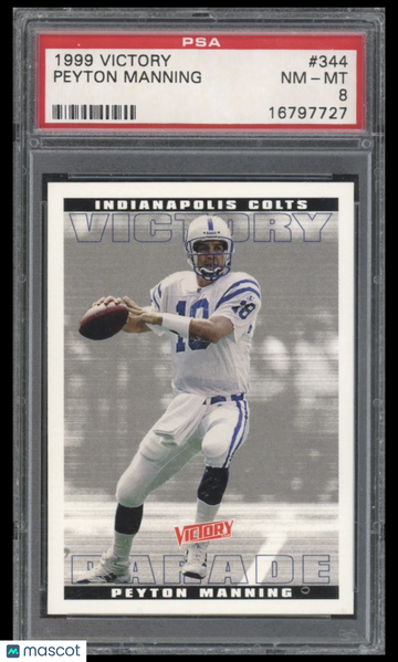 1999 Victory Peyton Manning #344 PSA 8