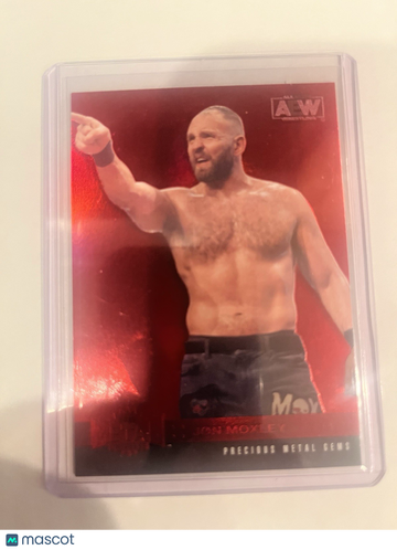2022 Skybox Metal Universe AEW All Elite Wrestling Jon Moxley Precious Metal Gems Parallel/Variety
