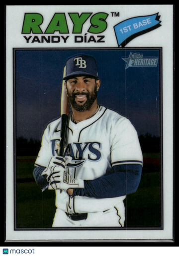 2026 Topps Heritage Yandy Díaz #47 Chrome