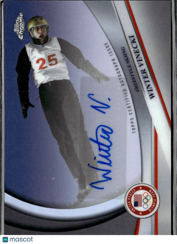 Winter Vinecki 2026 Topps Chrome U.S. Olympics Auto United States Olympic Team