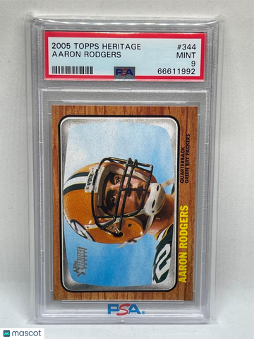 2005 Topps Heritage Aaron Rodgers #344 PSA 9