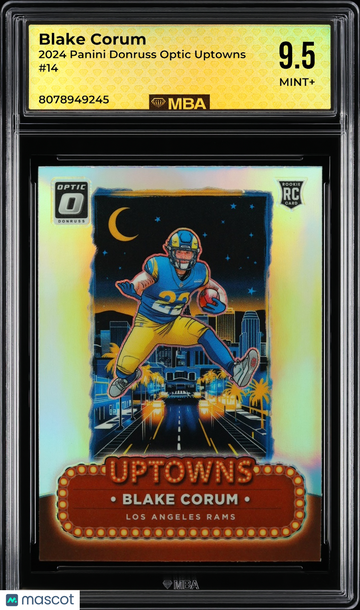 2024 Panini Donruss Optic Uptowns Blake Corum #14 MBA 9.5