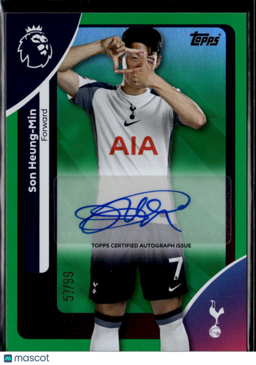 2025 Topps Premier League Son Heung-Min #AC-SHM Green /99