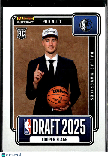 Cooper Flagg 2025 Panini Instant RC Dallas Mavericks