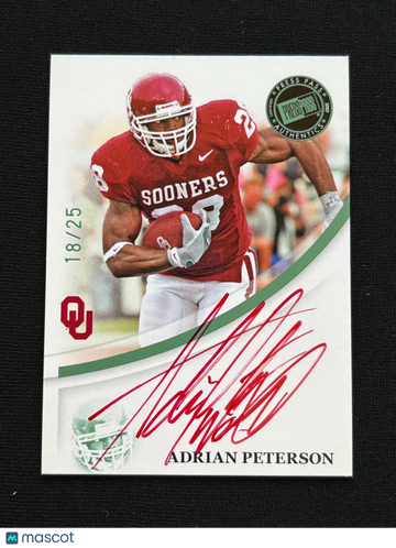 2007 Press Pass Adrian Peterson Red Ink