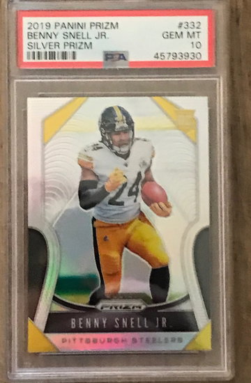 Benny Snell Prizm Silver PSA 10