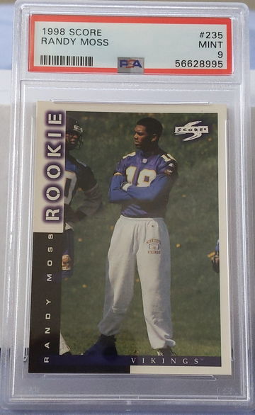 1998 Score #235 Randy Moss RC PSA 9