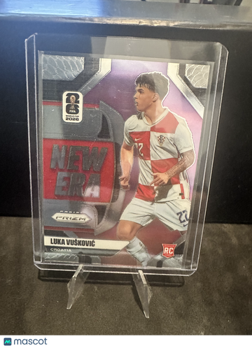 2026 Panini Prizm FIFA World Cup 2026 New Era Luka Vušković #9 RC