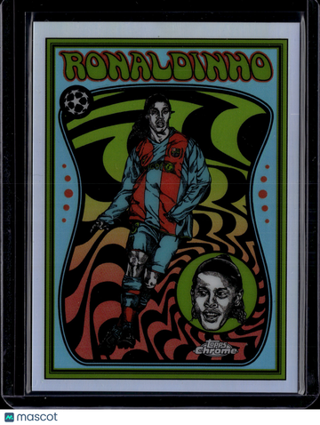 2026 Topps Chrome UEFA Club Competitions Ultra Violet All-Stars Ronaldinho #UV-6
