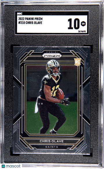 2022 Panini Prizm Chris Olave #310 SGC 10