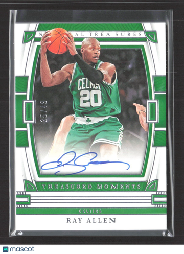 2022-23 Panini National Treasures Ray Allen Panini Authentic