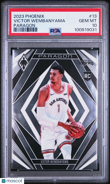 2023 Panini Phoenix Paragon Victor Wembanyama #13 PSA 10