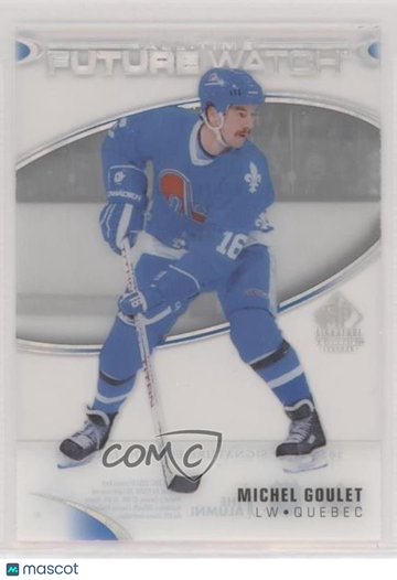 2020-21 Upper Deck SP Signature Edition Legends Michel Goulet #422 Acetate Parallel/Variety Base Set
