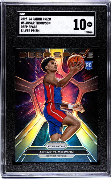 2023-24 Panini Prizm #5 Ausar Thompson Deep Space Silver Prizm SGC 10