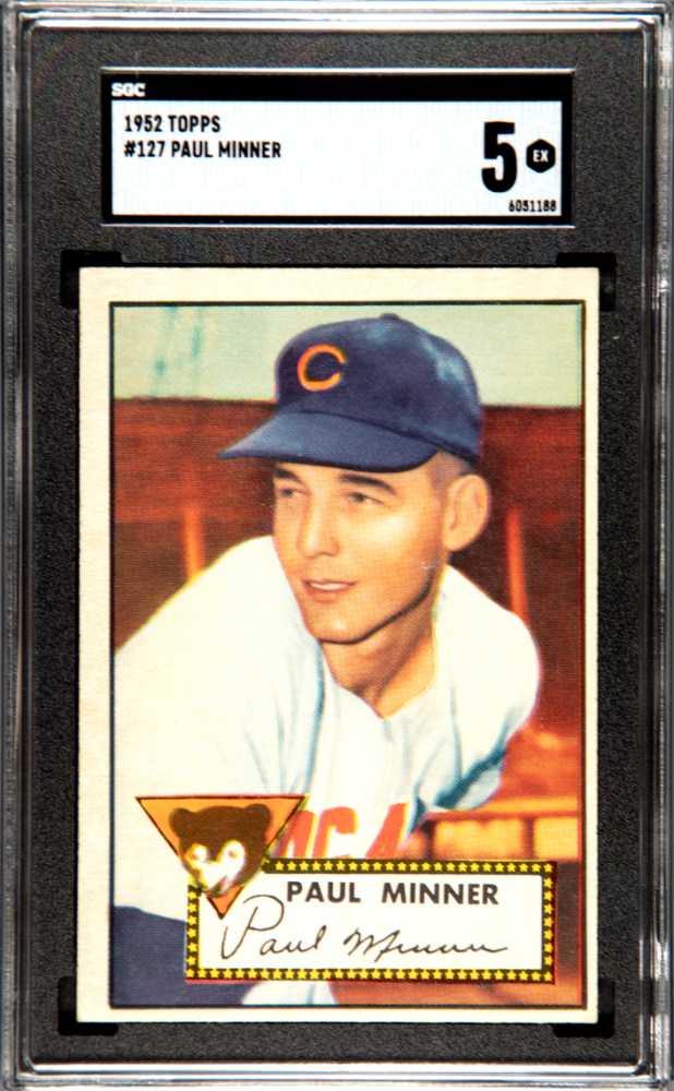 1952 Topps Paul Minner #127 SGC 5 EX
