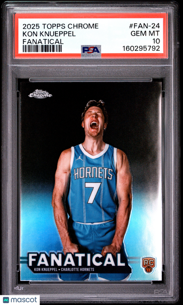 2025 Topps Chrome Fanatical Kon Knueppel #FAN-24 PSA 10