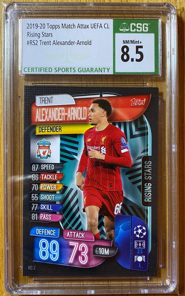 2019 Topps Match Attax UEFA Cl Trent Alexander-Arnold CSG 8.5
