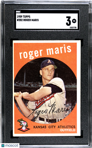 1959 Topps Roger Maris #202 SGC 3