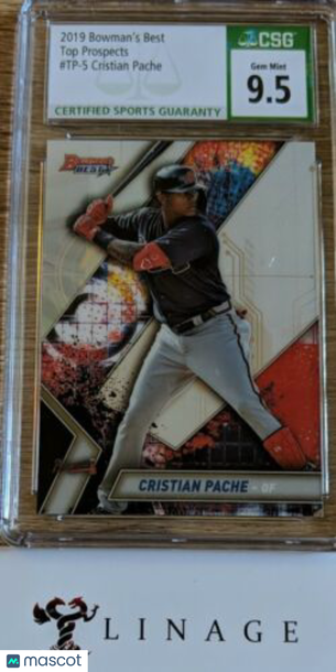 2019 Bowman's Best Cristian Pache Refractor 9.5