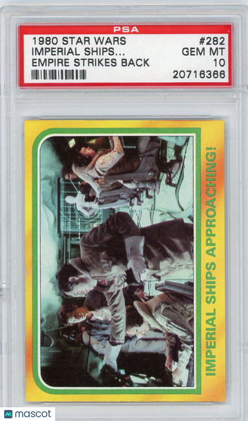 1980 Star Wars Empire Strikes Back Imperial Ships.. . #282 PSA 10