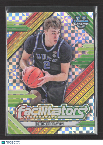 2025 Bowman Chrome University Facilitators Cooper Flagg #F-10 Refractor