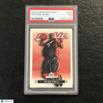 2003 Upper Deck MVP Dwyane Wade #205 PSA 7