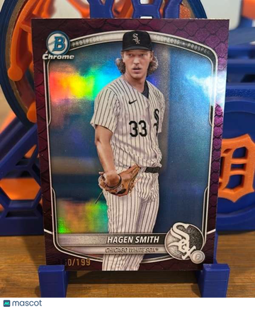 2025 Bowman - Chrome Prospects Fuchsia Refractor Hagen Smith #BCP-44