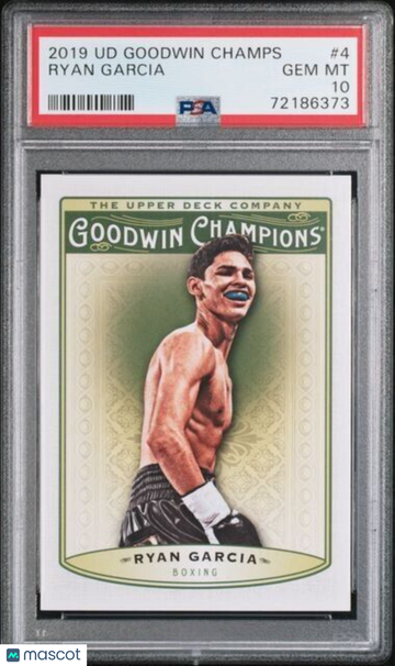 2019 Upper Deck Goodwin Champions Ryan García #4 Rookie PSA 10
