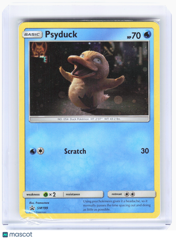 SM Promos Psyduck Nonholo Black Star Promo [Sealed] #SM199