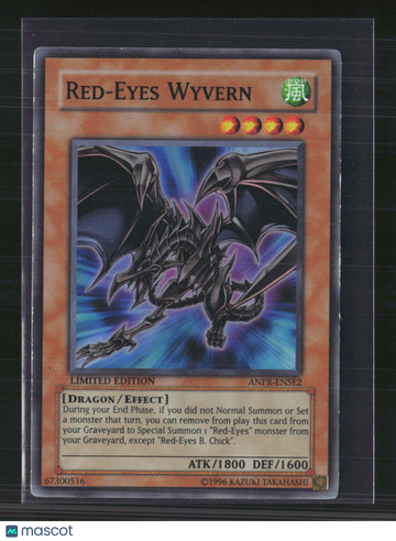 Yu-Gi-Oh! TCG 2009 Yu-Gi-Oh! Ancient Prophecy Special Edition Red-Eyes Wyvern Limited Edition Super Rare