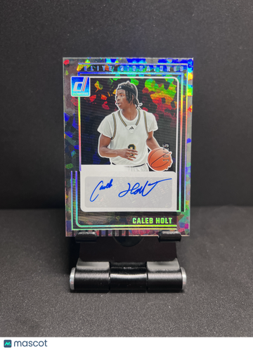 2025 DONRUSS BASKETBALL CALEB HOLT ELITE SIGNATURES CRACKED ICE /25 AUTO