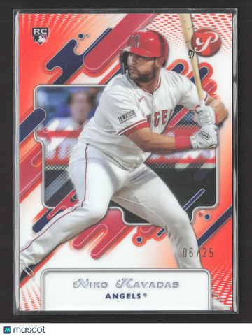 2025 Topps Pristine Niko Kavadas #152 Red RC 06/25