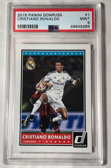 2015 PANINI DONRUSS #1 CHRISTIANO RONALDO MINT-9
