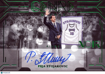 2024-25 Panini Noir Peja Stojakovic Panini Authentic