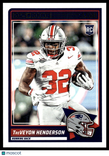 2025 Score TreVeyon Henderson #59 RC