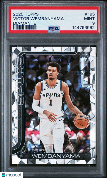 2025 Topps Victor Wembanyama #195 Diamante PSA 9