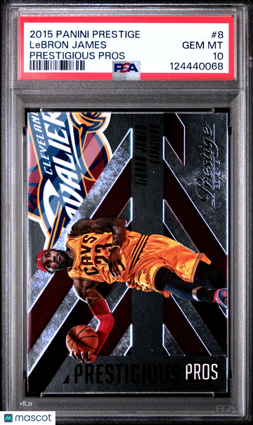 2015 Panini Prestige Prestigious Pros LeBron James #8 PSA 10