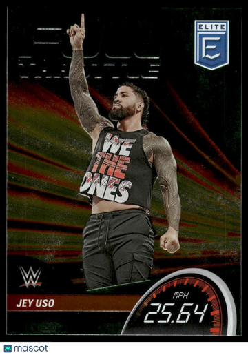 2023 Donruss Elite WWE Jey Uso #7 Full Throttle Green