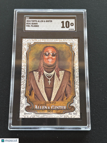 2024 Topps Allen & Ginter Quavo #241 Foil Rookie SGC 10