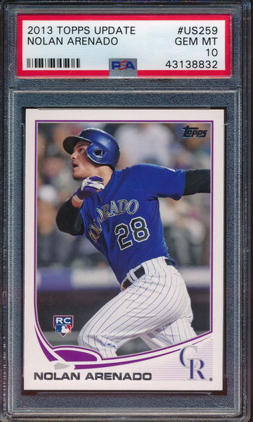 2013 Topps Update #US259 Nolan Arenado RC ROOKIE PSA 10 8832
