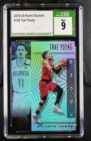2019 Panini Illusions Trae Young CSG 9 MINT
