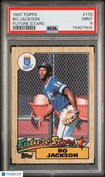 1987 Topps Bo Jackson #170 Future Stars PSA 9